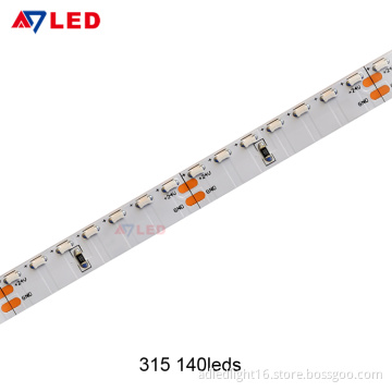 Adled Light side view emitting smd 315 140leds 24V 3000K 6500K 9000K led strip lighting flexible for clothing display showcase